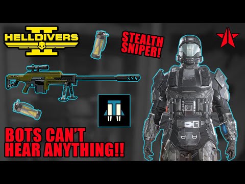 Helldivers 2 - *STEALTH* SNIPER GAMEPLAY!! (Solo Max Difficulty) (No Deaths)