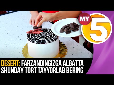 Desert: Farzandingizga albatta shunday tort tayyorlab bering