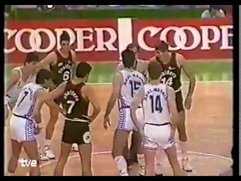 Recopa de Europa 1988-89 (Final): Real Madrid-Snaidero Caserta