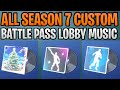 All Season 7 Battle Pass Lobby Music Complete | Festive Music | Disco Music | Twist Music