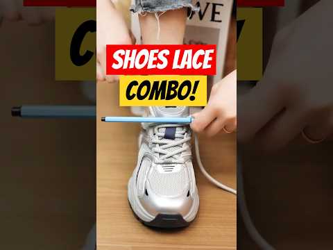 Shoes lace combo! #athleticshoes #sneakers #shorts