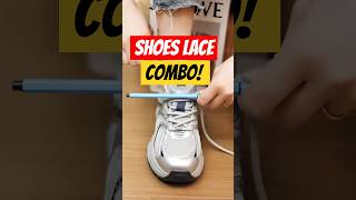 Shoes lace combo! #athleticshoes #sneakers #shorts