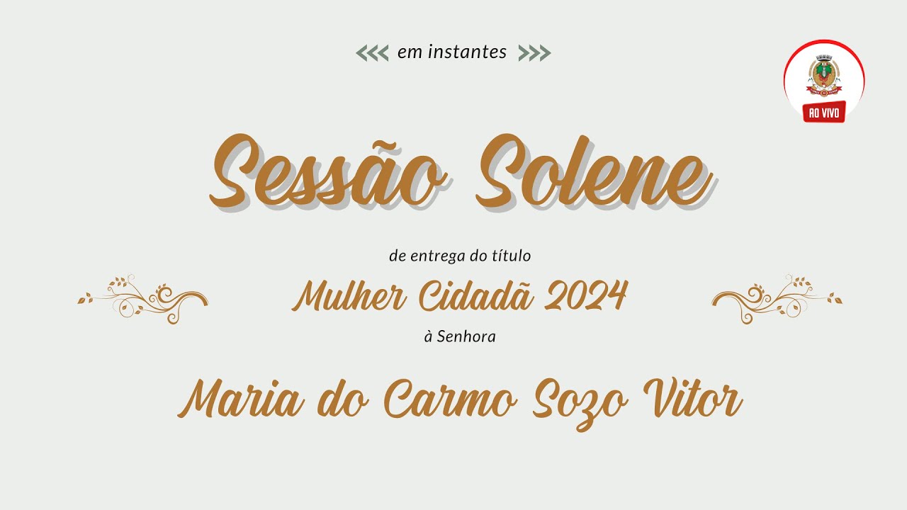 Foto Sessão Solene | Mulher Cidadã 2024