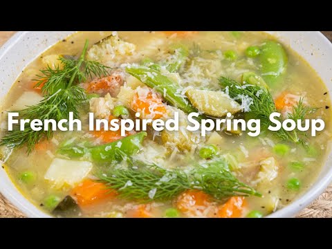 French Inspired Spring Soup