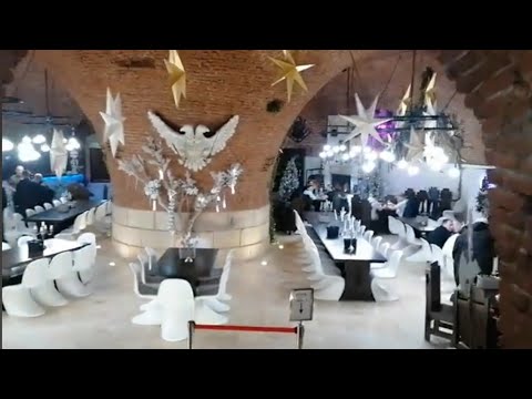 A restaurant in a medieval dungeon, Alba Iulia, Romania