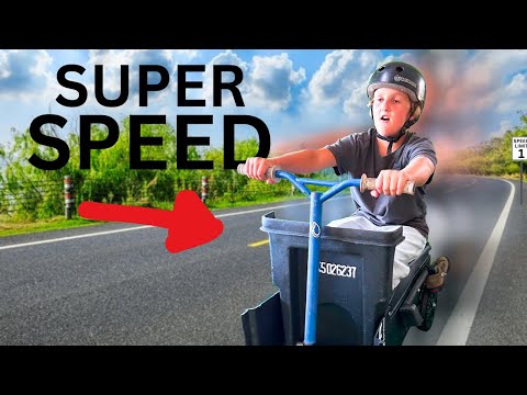 My Homemade Trashcan Go-Kart Should be Illegal 