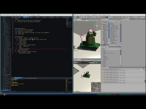 arcadia (clojure in unity) game dev