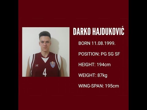DARKO HAJDUKOVIC #10 Highlights vs "KK Šamac", 21p in 17 minutes