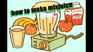 ミックスジュースを作ってみた【Fruity Smoothie】