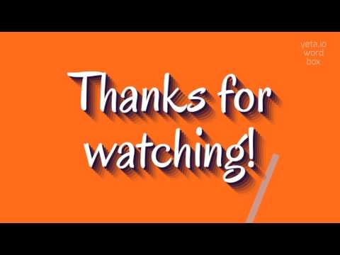 How to say "morro"! (High Quality Voices)