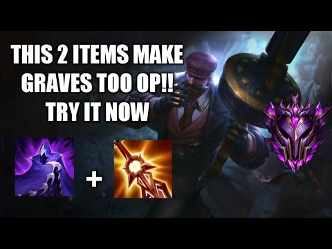 《Wild Rift/英雄联盟手游》This ITEM BUILD IS TOO OP for GRAVES!!!
