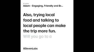AI A place that you would like to recommend to visitors