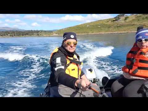 canal Beagle,Baliza Isla Gable , bahia Mackinlay