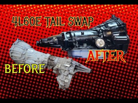 HOW TO SWAP 4L60E Output Tail Shaft 4x4 to 2wd Conversion