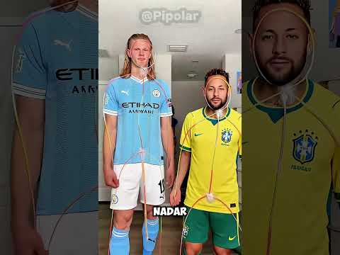 El día que Haaland casi mata del susto a Neymar en la oscuridad #shorts #futbol #haaland