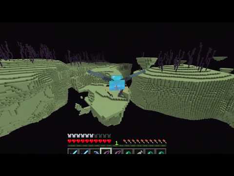 Minecraft Windows 10 Flying With Elytra To A New End City