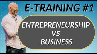 Why You MUST Study Entrepreneurship, not Business | E-Training for Coaches 2025 Class #1