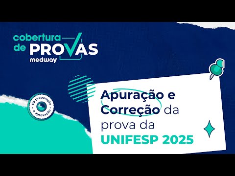 Live de Apuração e Correção | Prova de R1 da UNIFESP 2025 | Cobertura de Provas Medway