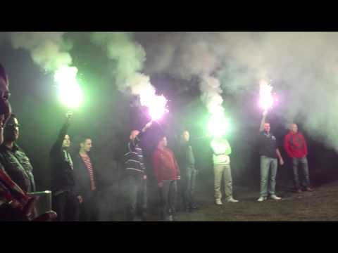 pyroshow zum abschied der trainer vom sv heide Burgstall