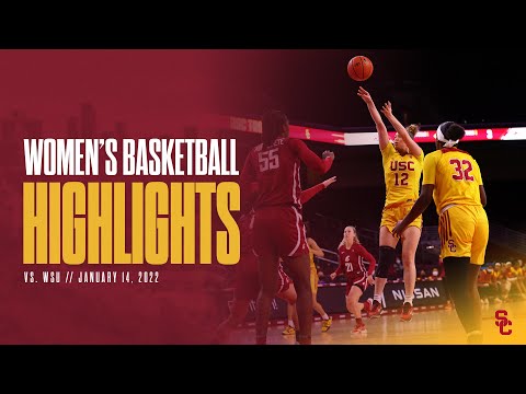 Women’s Basketball: WSU 71, USC 63 - Highlights 1/14/22