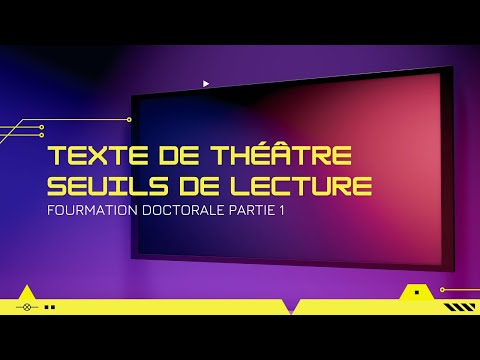 formation doctorale juillet 2020 abdelmajid azouine le texte de theatre seuils 1 sur 4