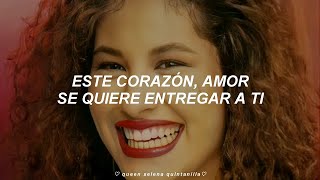 Selena y Los Dinos - Contigo Quiero Estar - 1989 (Letra / Lyrics) ❤