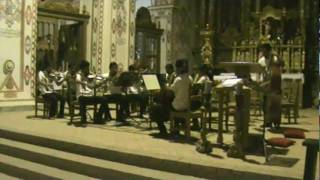 preview picture of video 'Orquesta de San Miguel tocando Sonata 18'
