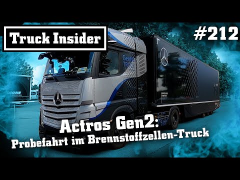 Truck Insider: Actros Gen2: Probefahrt im Brennstoffzellen-Truck