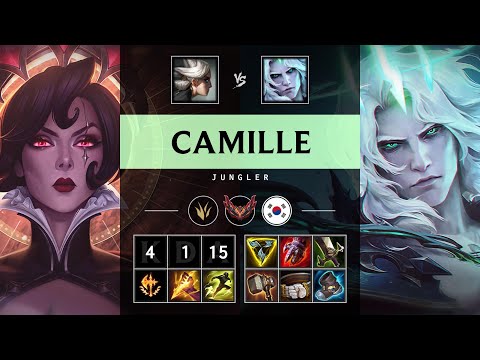 Camille Jungle vs Viego: Killing spree - KR Grandmaster Patch 25.S1.2