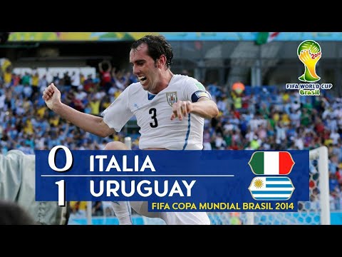 Italia 0 x 1 Uruguay ● Mundial 2014 Resumen y Goles (720PHD)