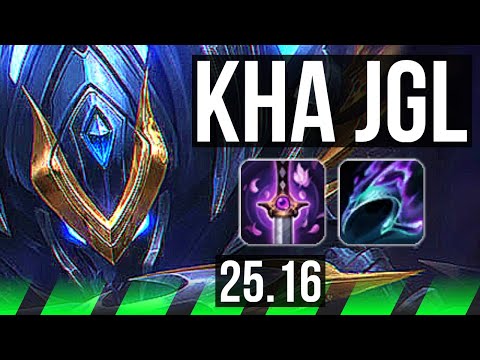 KHA'ZIX vs KAYN (JGL) | 9/0/3, Legendary | EUW Master | 25.16
