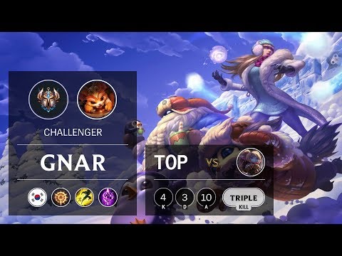 Gnar Top vs Poppy - KR Challenger Patch 9.11