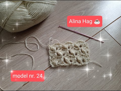 crosetam cu Efect 3D (model nr. 24)