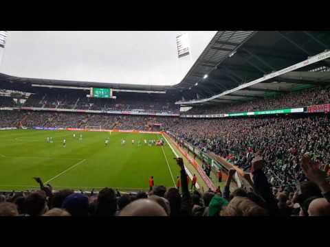 Werder Bremen - Hamburger SV 16.04.2017 Ostkurve Fangesänge