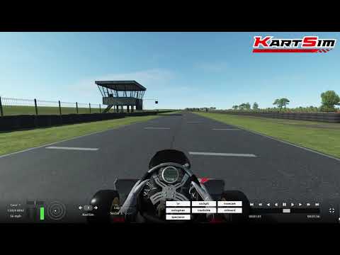 Fulbeck Kart Circuit Hotlap in KartSim on rFactor 2
