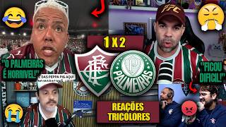 REAÇÕES dos TRICOLORES - FLUMINENSE 1x2 PALMEIRAS - LIBERTADORES 2026 - RESULTADO RUIM PRO FLU!