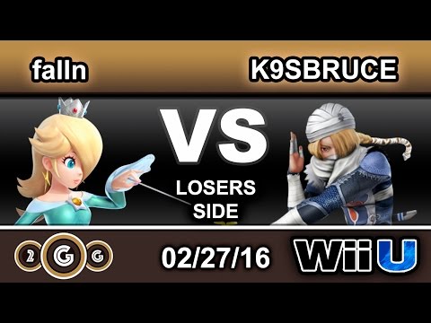 2GGT: EE Saga - NS | falln (Rosalina) Vs. K9sBruce (Sheik) Losers Side - Smash Wii U