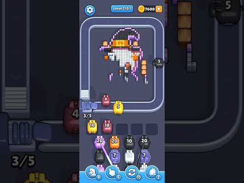 Pixel Flow Level 2103 Walkthrough