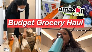 Amazon Fresh Grocery Haul + What I Eat In A Day vegan | Budget Lifestyle