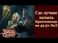 Royal Quest - Где качать крестоносца 45-50 ЛвЛ... 