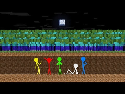 Stickman VS Minecraft: Zombie Apocalypse 3 - AVM Shorts Animation