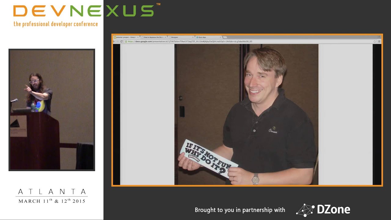 Devnexus 2015 - Polymer How web components are shaping - Jonathan Popham