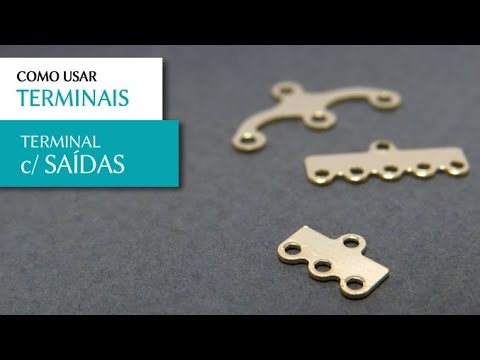 Como Usar Terminal com saídas na Montagem de Semijoias - Pedra Mística