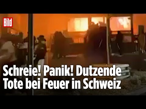 BRAND IN SCHWEIZER BAR: Schreie und Panik im Keller-Lokal – Silvesternacht wird zur Katastrophe