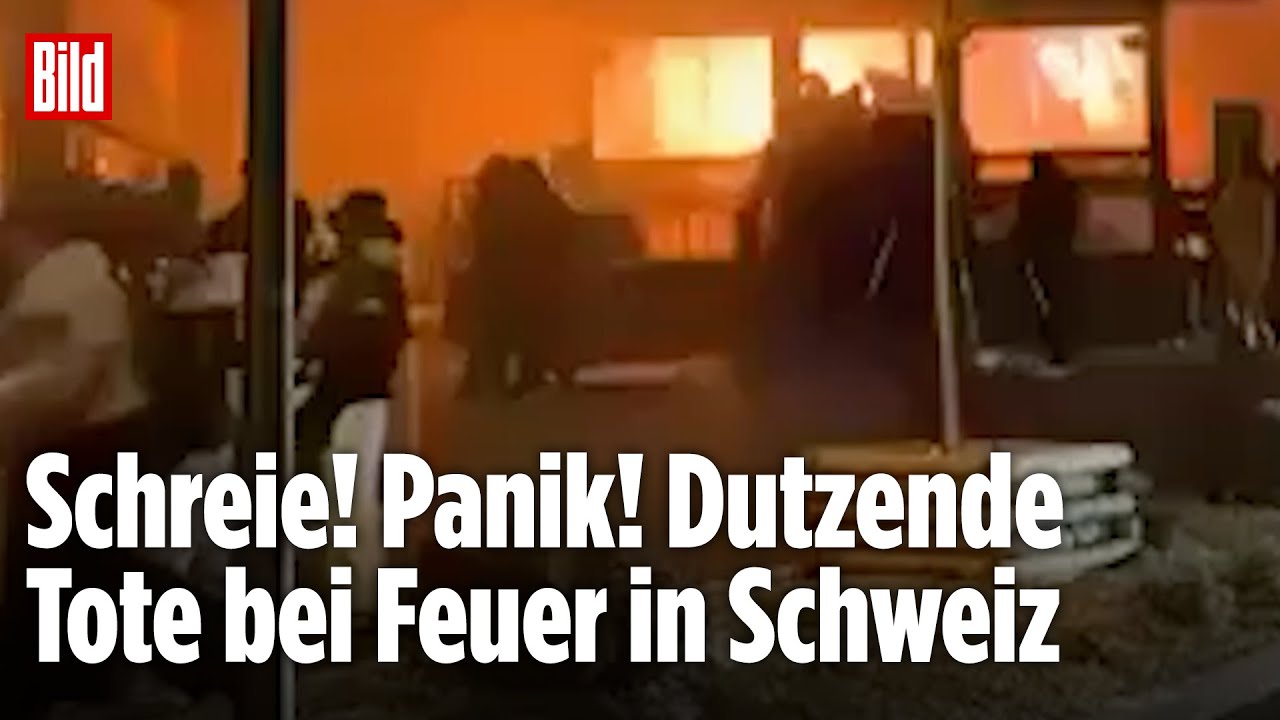 BRAND IN SCHWEIZER BAR: Schreie und Panik im Keller-Lokal – Silvesternacht wird zur Katastrophe