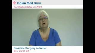 Mrs. Carol, UK patient video testimonial India