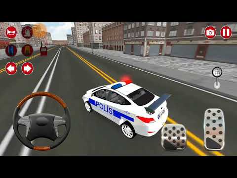 Gerçek  Polis Arabası Sürme oyunu || Real Police Car Driving!!- Araba oyunu izle - Android Gameplay