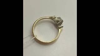 Кольцо золотое с бриллиантом  проба 585 | #7010