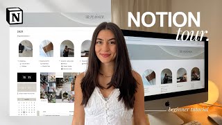 NOTION TOUR & TUTORIAL 2025 ✨ | minimal & aesthetic lifestyle template
