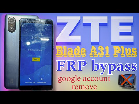 ZTE Blade A31 Plus FRP Bypass Android 11 Without PC zte blade a31 plus frp bypass